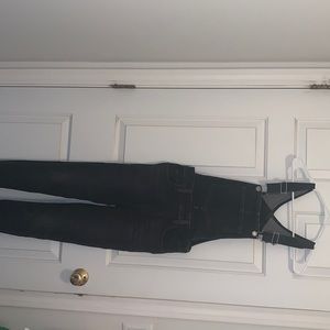 Levi’s black wash overalls